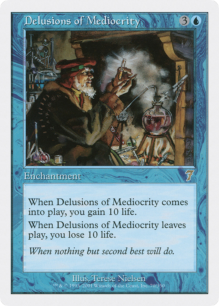 Delusions of Mediocrity Card Image