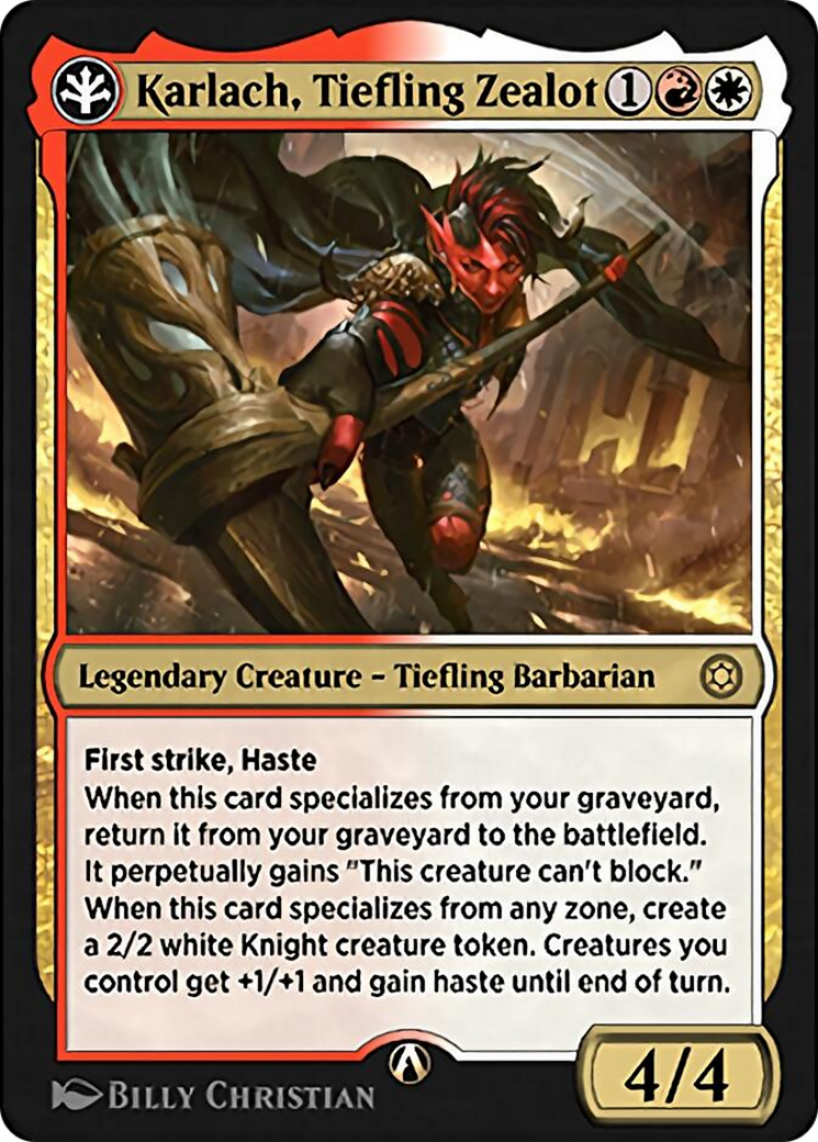 Karlach, Tiefling Zealot Card Image