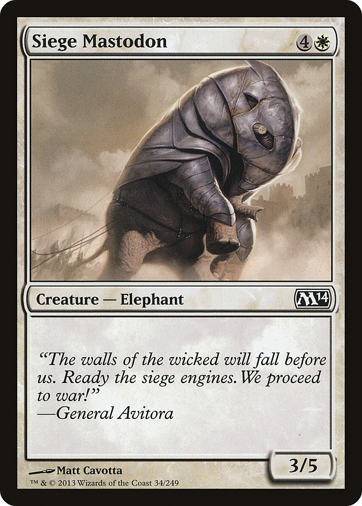 Siege Mastodon Card Image