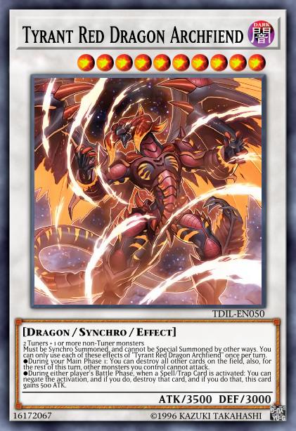 Tyrant Red Dragon Archfiend Card Image