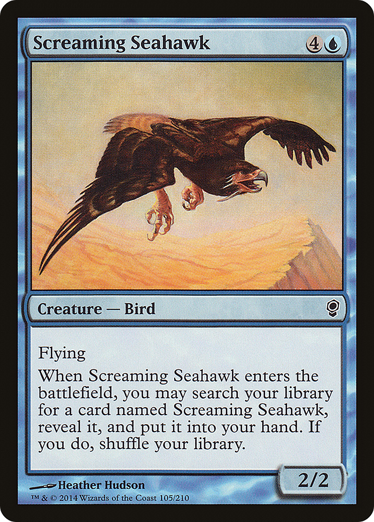 Screaming Seahawk Card Image