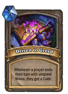 Driven to Greed Card Image