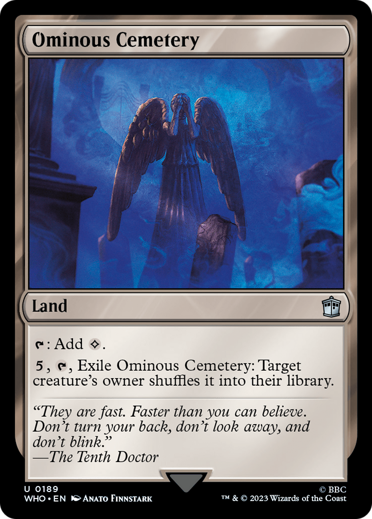 Ominous Cemetery Card Image