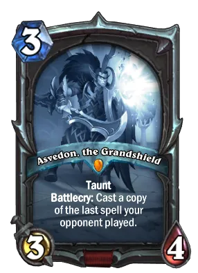 Asvedon, the Grandshield Signature Card Image