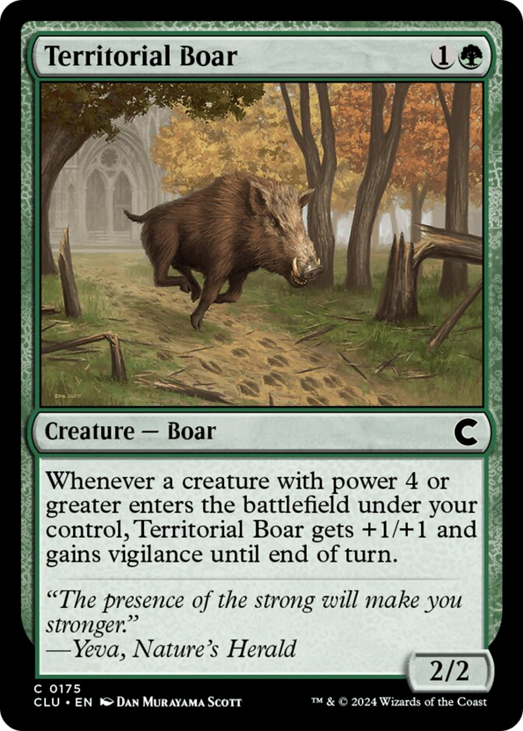 Territorial Boar Card Image