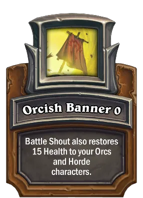 Orcish Banner {0} Card Image