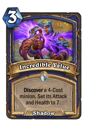 Incredible Value Card Image