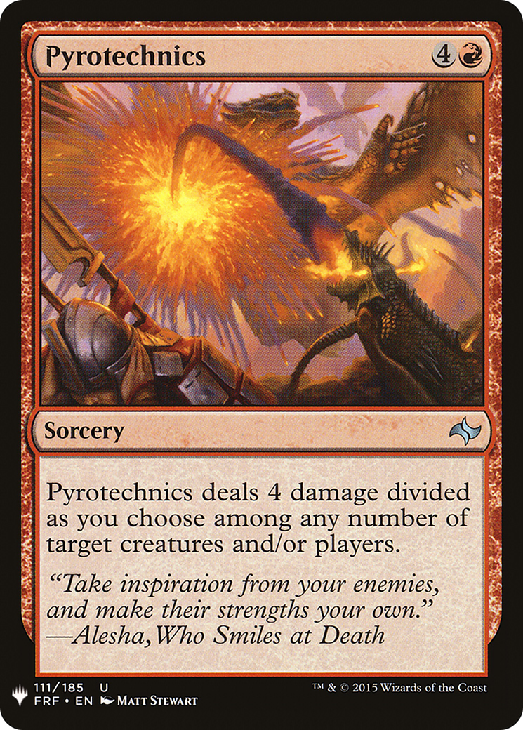 Pyrotechnics Card Image
