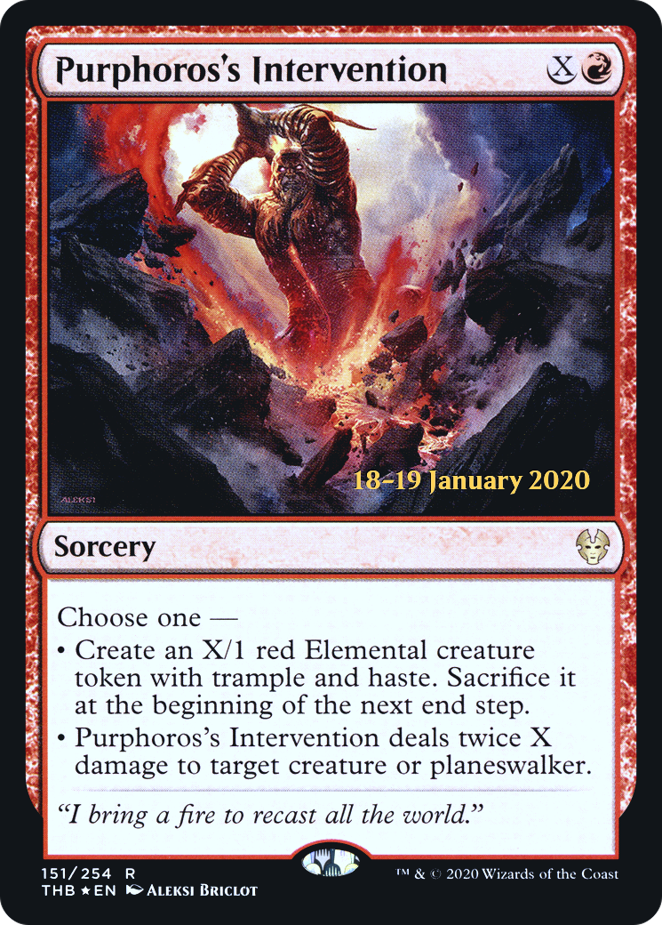 Purphoros's Intervention Card Image