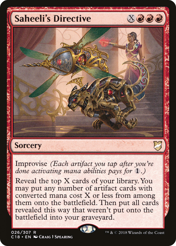 Saheeli's Directive Card Image