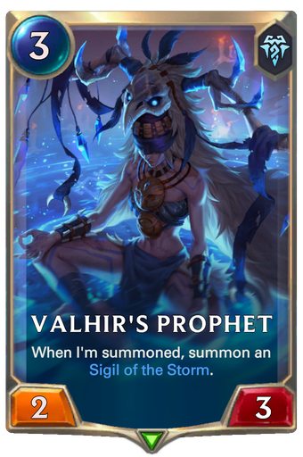 Valhir's Prophet Card Image