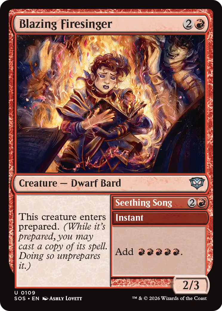 Seething Song Magic: The Gathering card