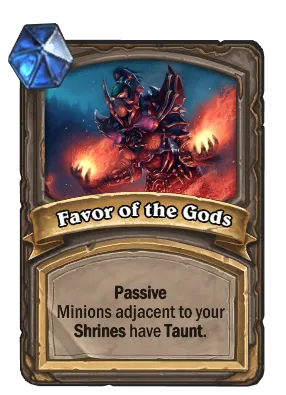 Favor of the Gods Card Image