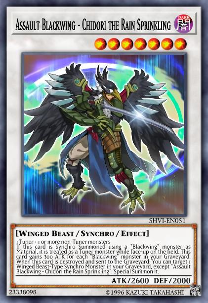 Assault Blackwing - Chidori the Rain Sprinkling Card Image
