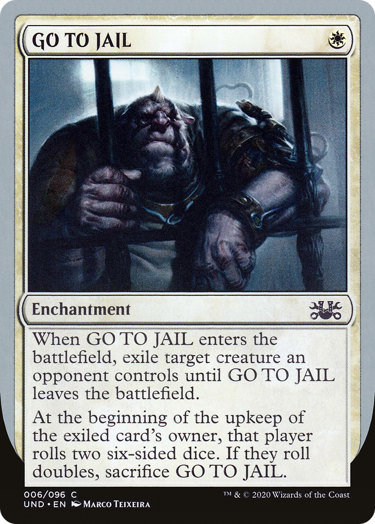 GO TO JAIL Card Image