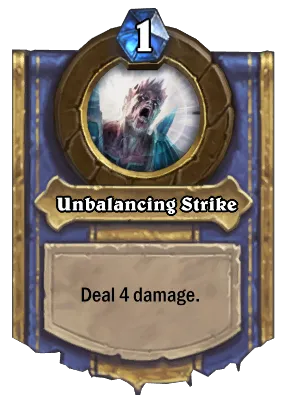 Unbalancing Strike Card Image