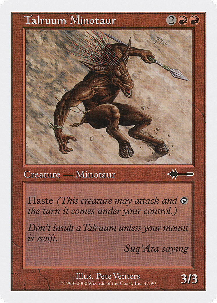 Talruum Minotaur Card Image