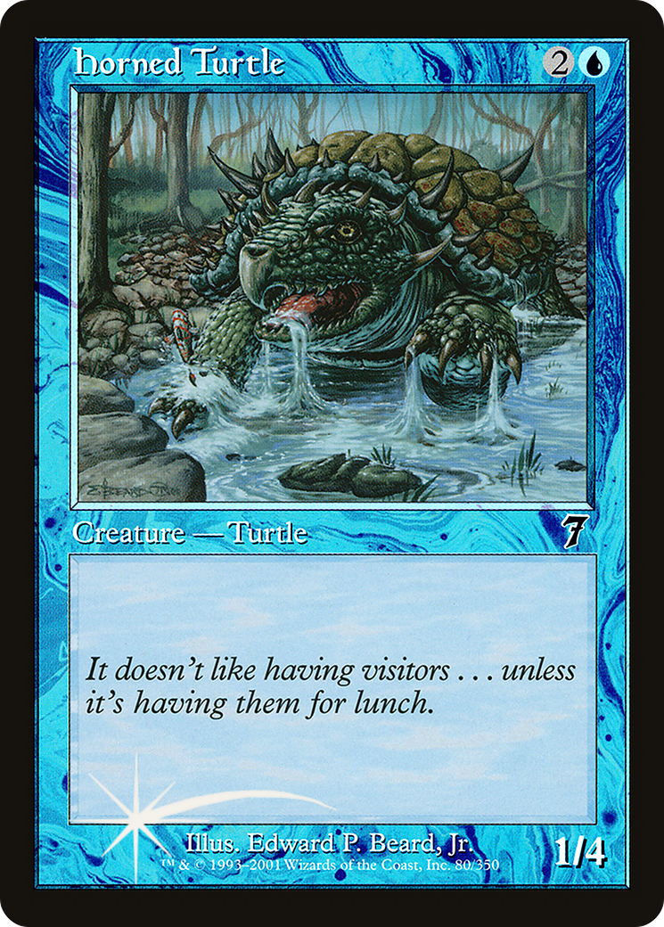 Horned Turtle Card Image