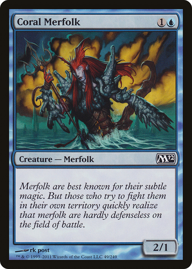 Coral Merfolk Card Image