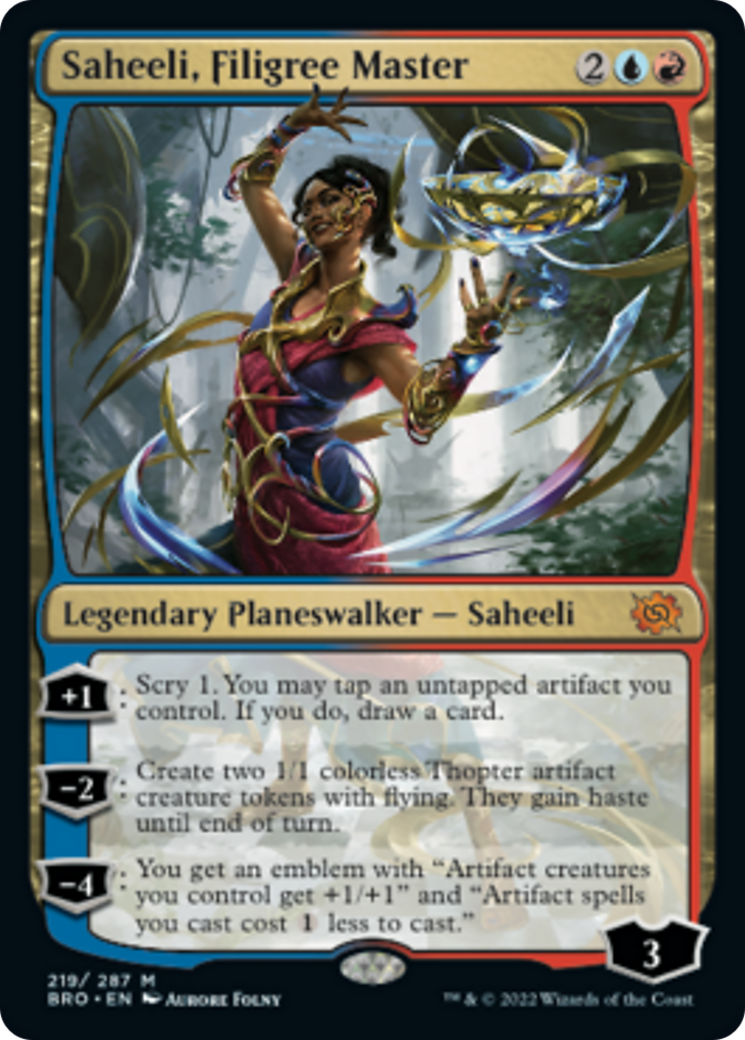 Saheeli, Filigree Master Card Image