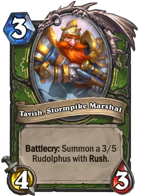 Tavish, Stormpike Marshal Card Image