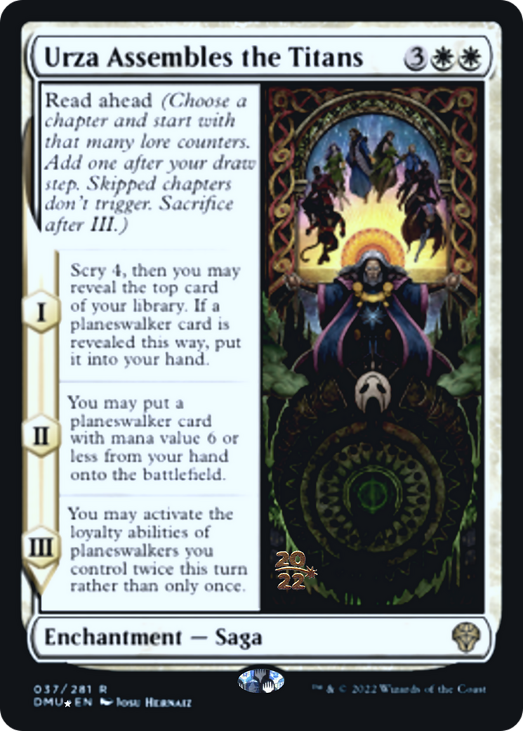 Urza Assembles the Titans Card Image