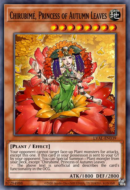 Chirubimé, Princess of Autumn Leaves Card Image