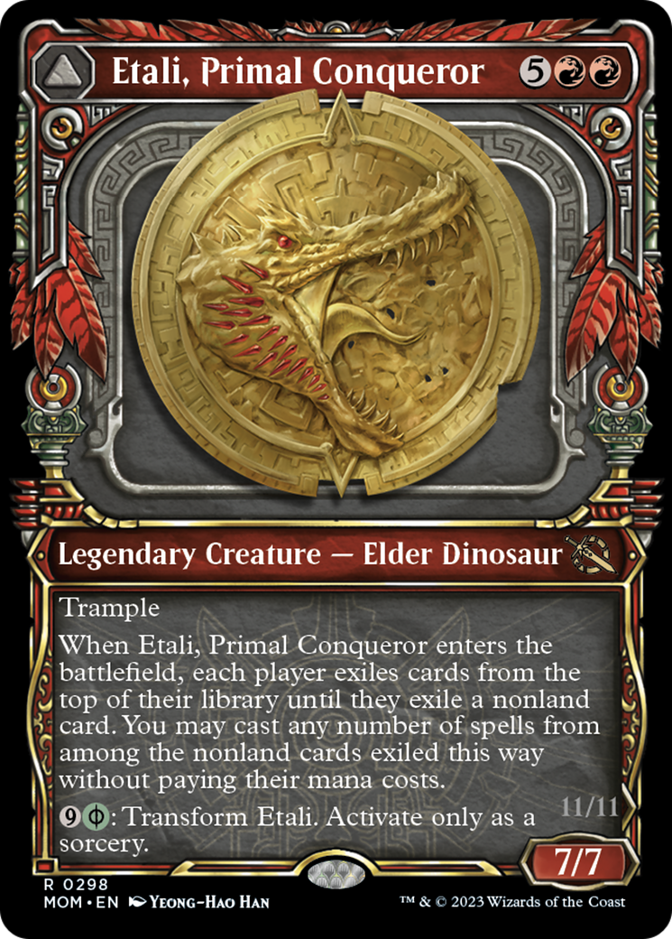 Etali, Primal Conqueror // Etali, Primal Sickness Card Image