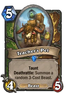 Teacher's Pet Card Image