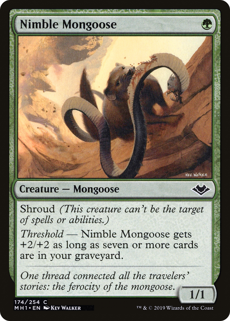 Nimble Mongoose Card Image