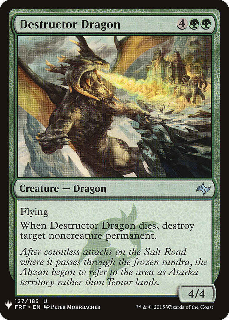 Destructor Dragon Card Image