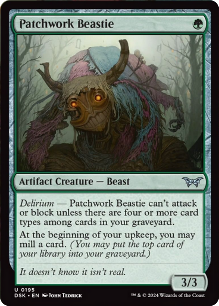 Patchwork Beastie Card Image