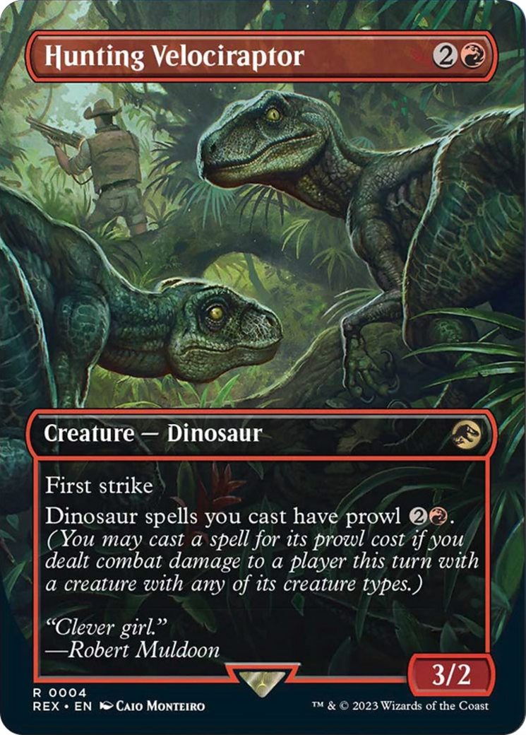 Hunting Velociraptor Card Image