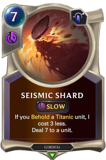 Seismic Shard Card Image