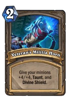 Veteran's Militia Horn Card Image