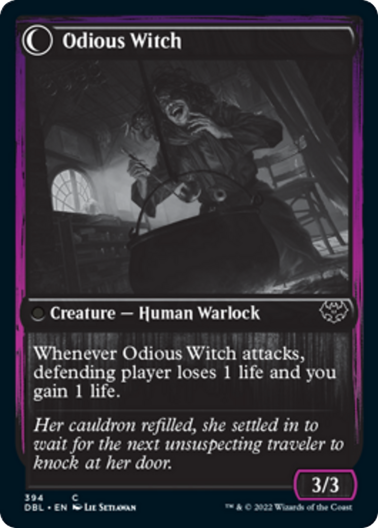 Ragged Recluse // Odious Witch Card Image