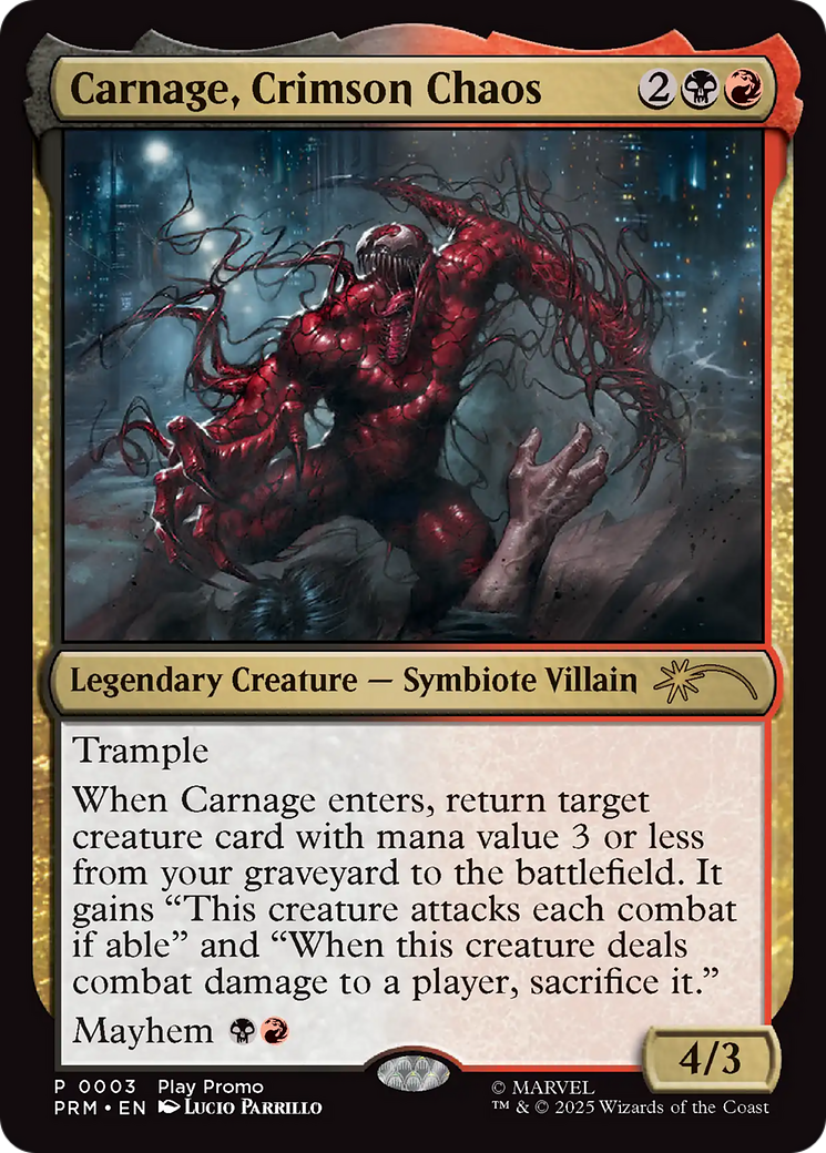 Carnage, Crimson Chaos Card Image