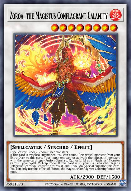 Zoroa, the Magistus Conflagrant Calamity Card Image