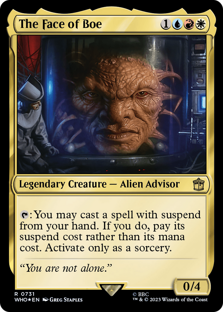The Face of Boe Card Image