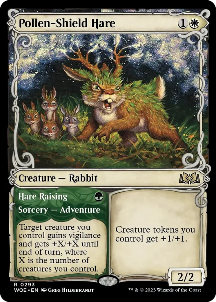 Pollen-Shield Hare // Hare Raising Card Image