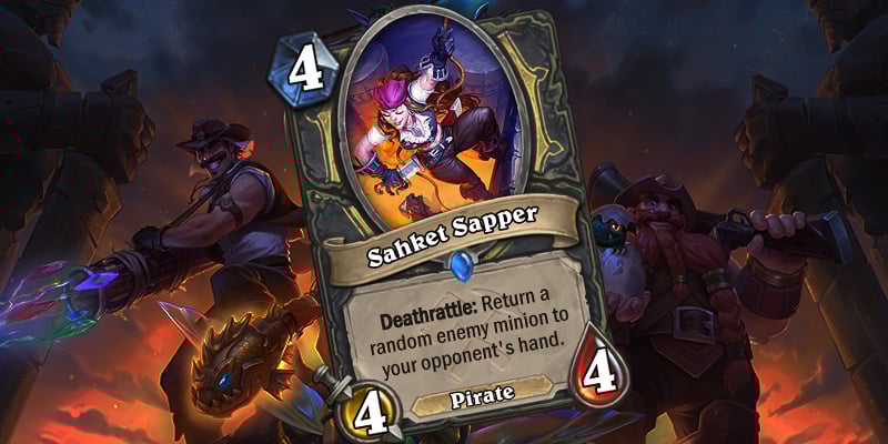 Uldum Rogue Card Reveal - Sahket Sapper