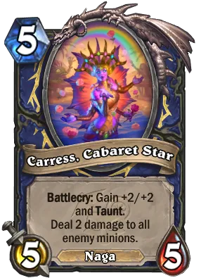 Carress, Cabaret Star Card Image