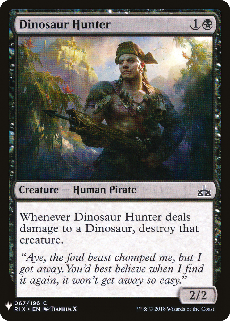 Dinosaur Hunter Card Image