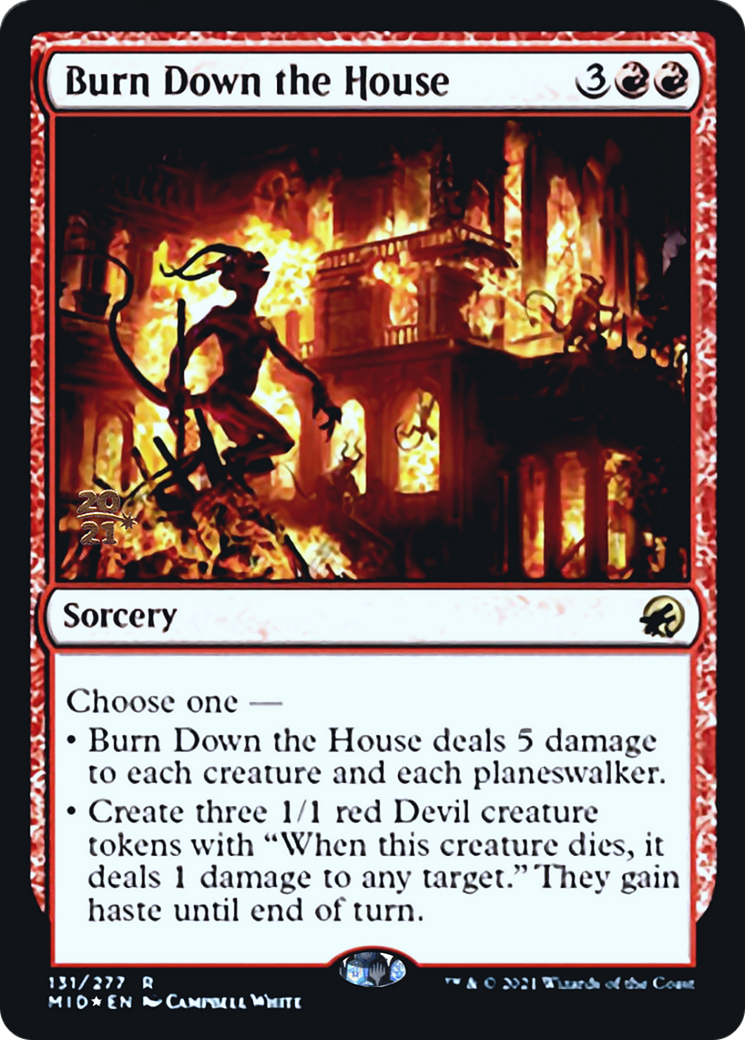 Burn Down the House Card Image