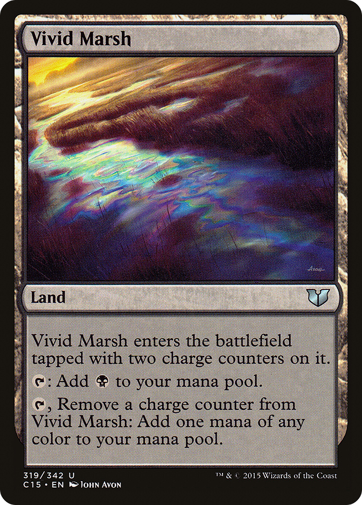 Vivid Marsh Card Image