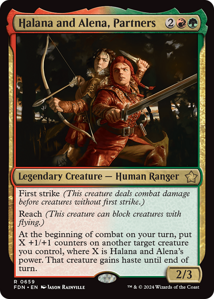 Halana and Alena, Partners Card Image