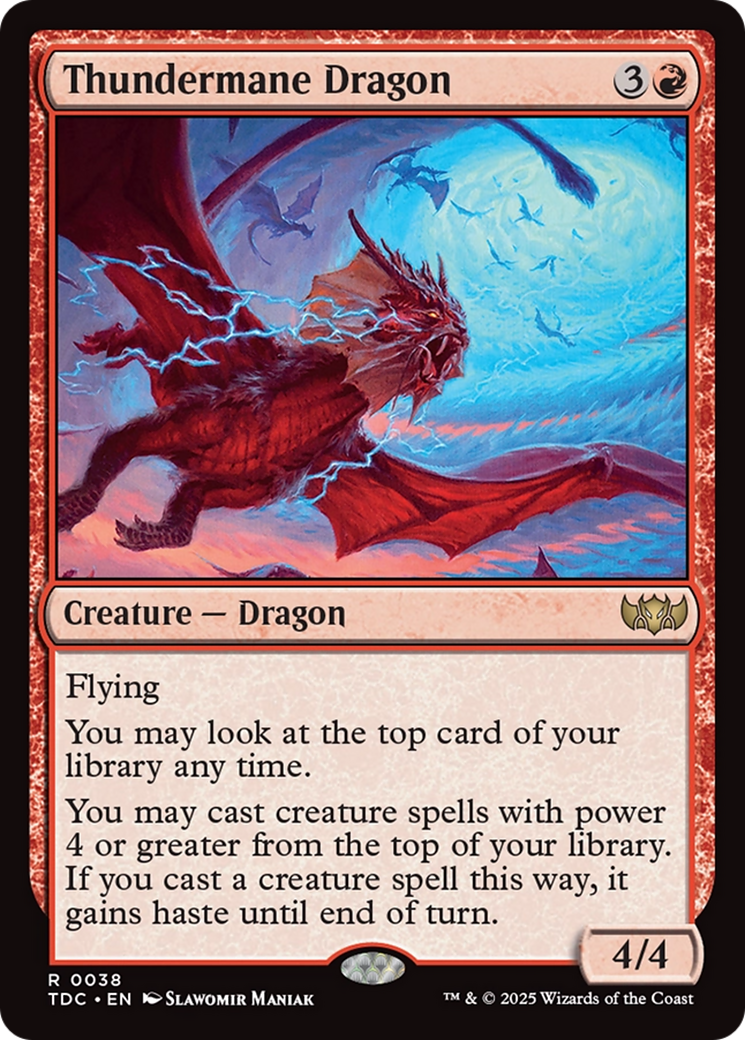 Thundermane Dragon Card Image
