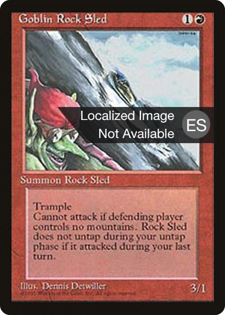 Goblin Rock Sled Card Image