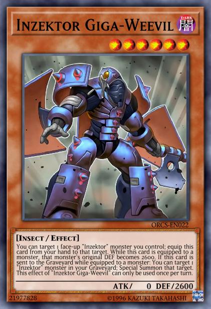 Inzektor Giga-Weevil Card Image