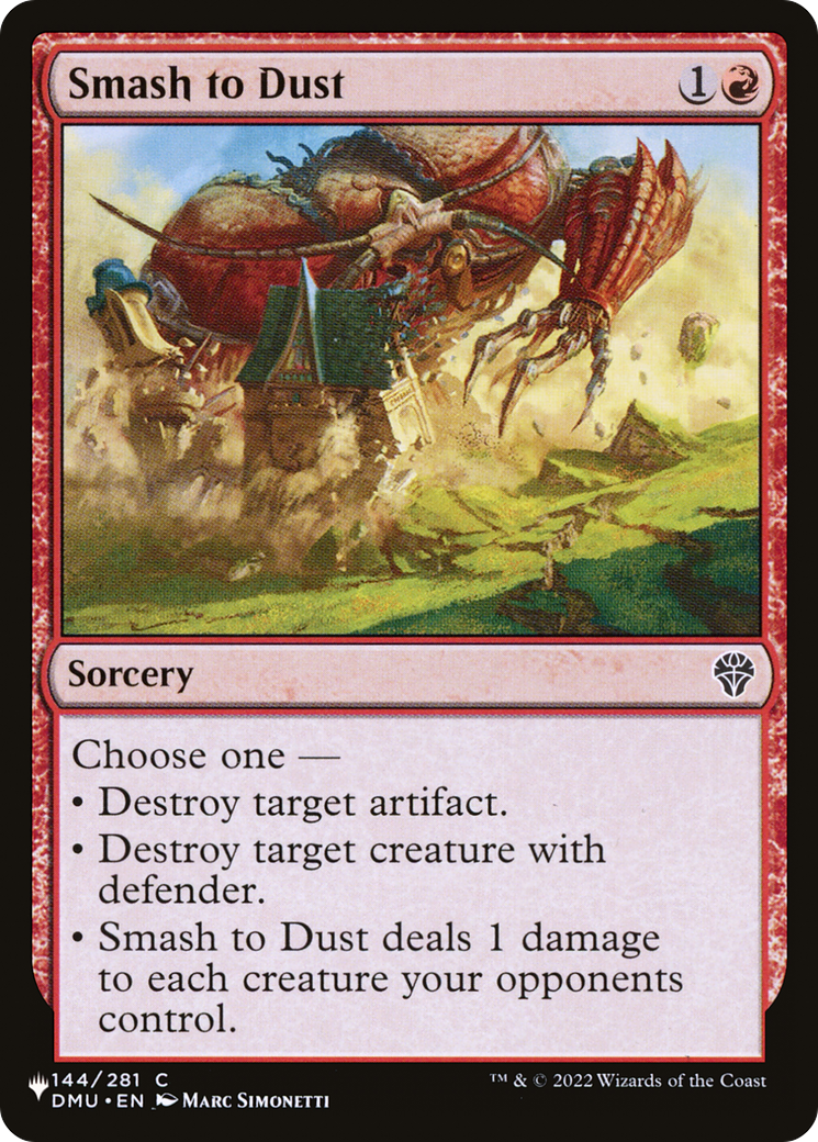 Smash to Dust Card Image